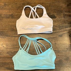 Lululemon sports bras selling both!